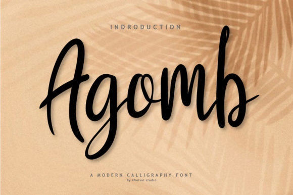 Agomb: A Timeless Handwritten Font