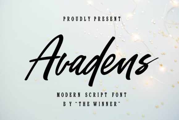 Avadens Font for Web Design