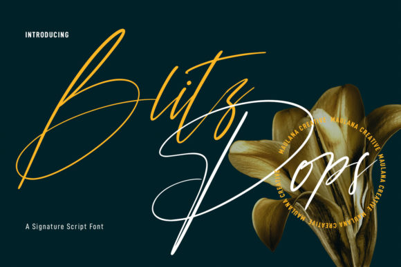 Blitz Pops Font for Expressive Design