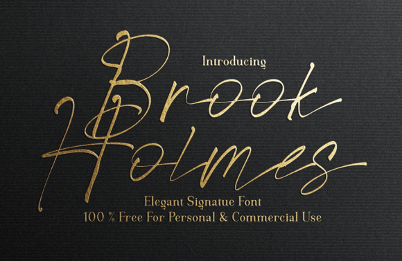 Brook Holmes Font Review