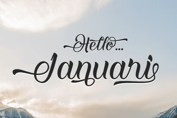 Hello Januari Font for Creative Campaigns