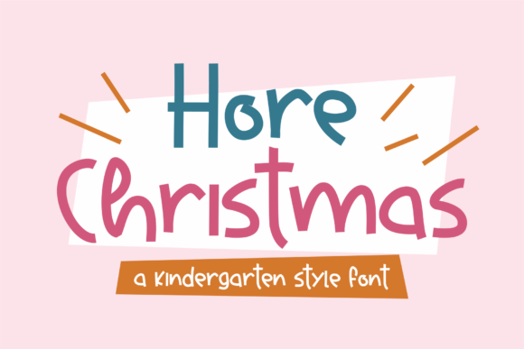 Hore Christmas Font for Creative Campaigns