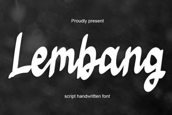 Lembang Font: Elegant Script for Editorial Design