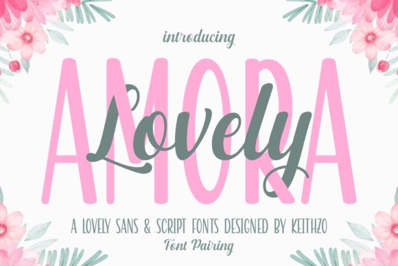Lovely Amora Font for Stylish Design