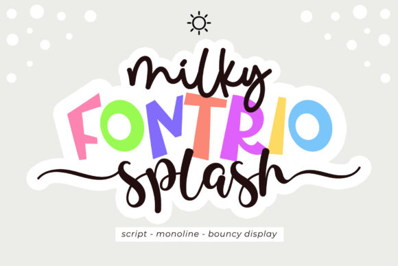Milky Splash Font Review