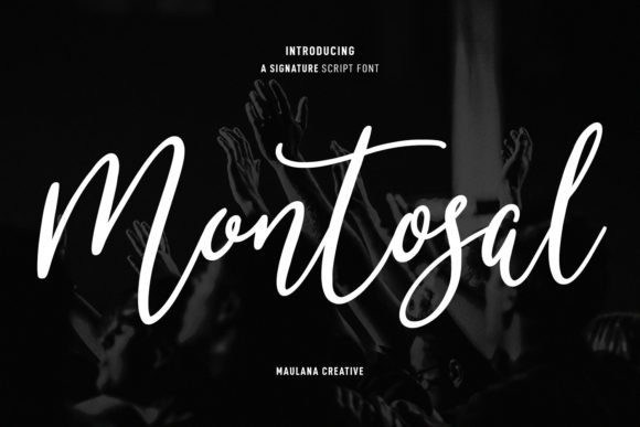 Montosal Font for Creative Projects