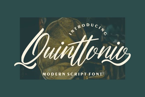 Quinttonio: A Stylish Script Font for Business