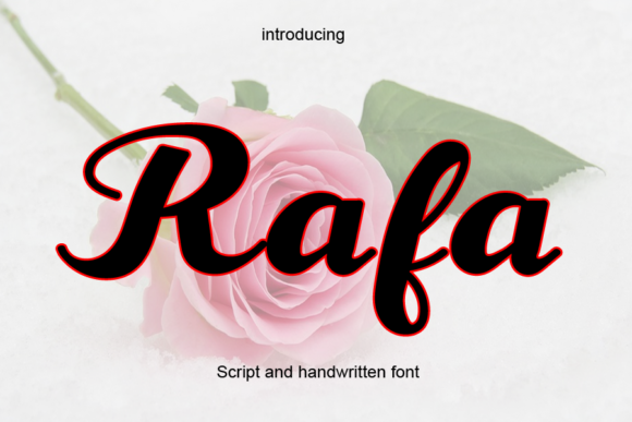 Rafa Font: Elegant Script for Editorial Design