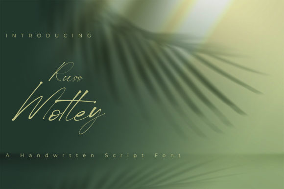 Russ Motley Font: Elegant Script for Digital Design