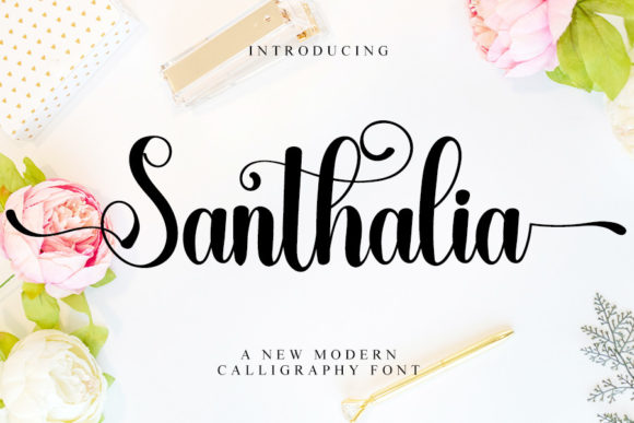 Santhalia: A Luxurious Script Font