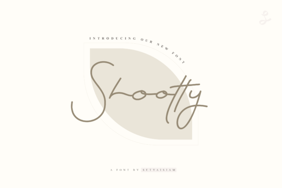 Shootty Font for Creative Projects