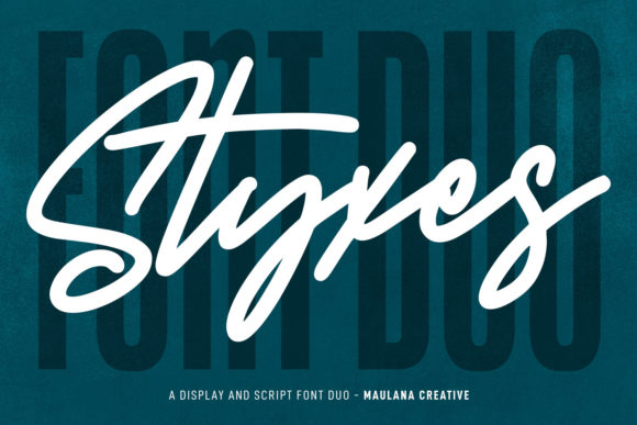 Styxes Font: Elegant Script for Editorial Design