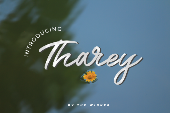 Tharey: A Script Font for Elegant Design