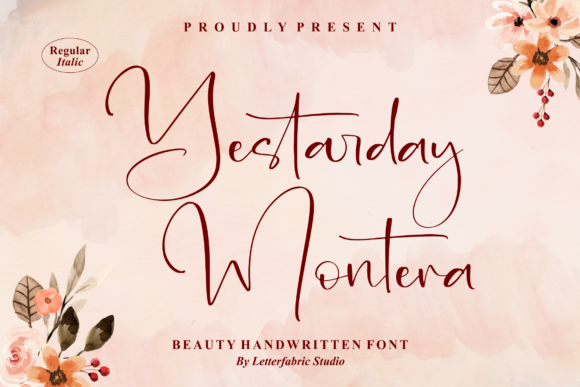 Yestarday Montera Font Review